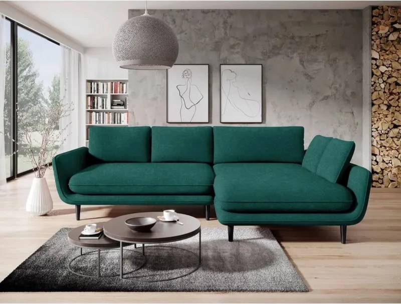 Narożnik SOLANO funkcja spania pojemnik poduszki WERSAL