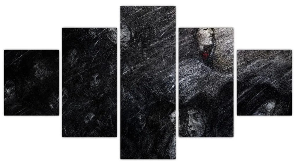 Obraz - Smutek i wyrzeczenie (125x70 cm)