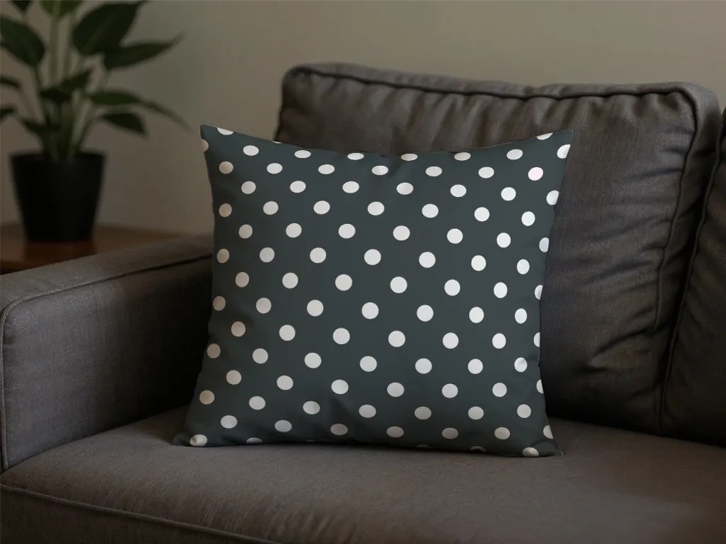 Dekoracyjna poszewka na poduszkę COLAM GREY 45x45 cm, szary