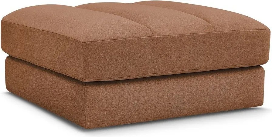 Pomarańczowy aksamitny podnóżek Sierra – Bobochic Paris