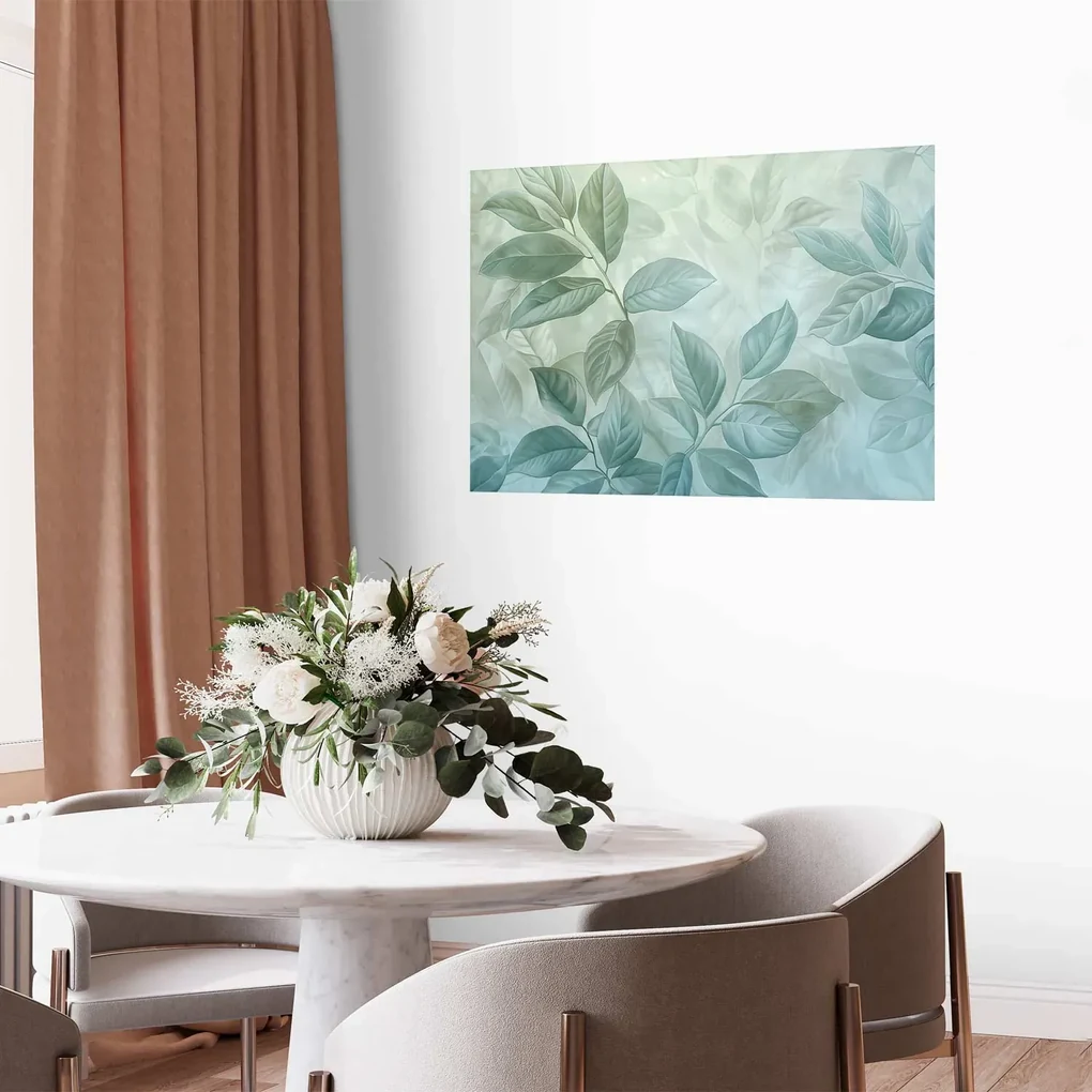 Plakat Miętowe liście 30x21 cm bez ramy bez marginesu ARTGEIST B