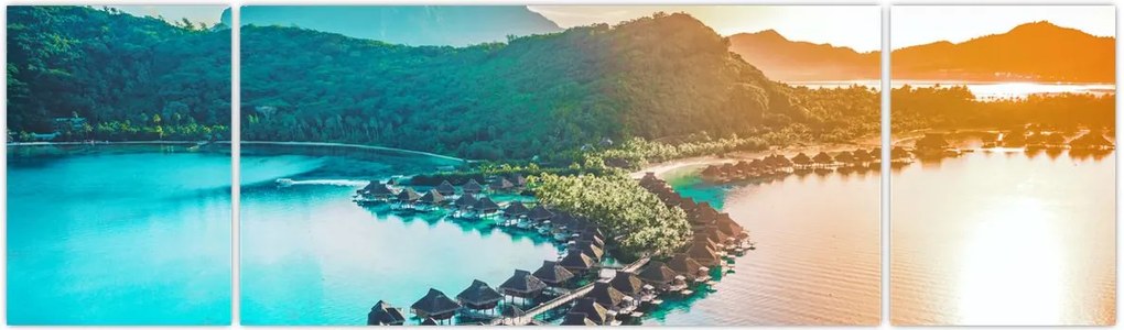 Obraz - Bora Bora (170x50 cm)