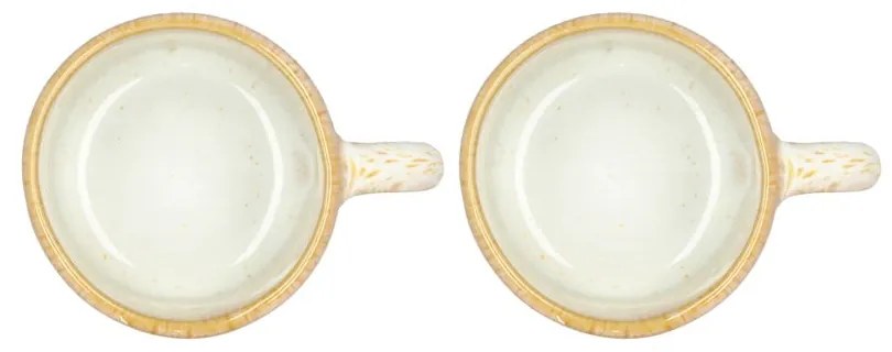 Kremowe kamionkowe kubki zestaw 2 szt. na espresso 80 ml Styles – Villa Collection