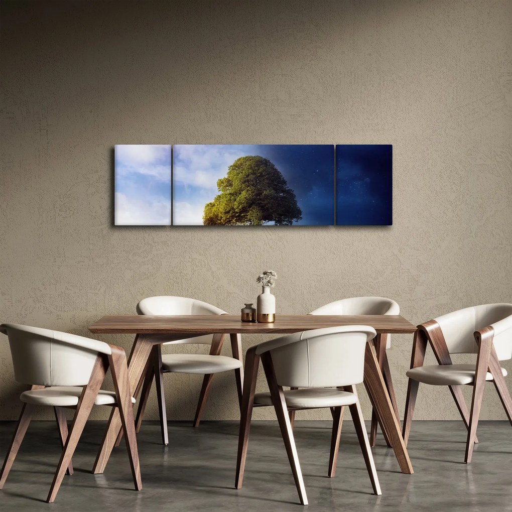 Obraz - Dzień i noc (170x50 cm)