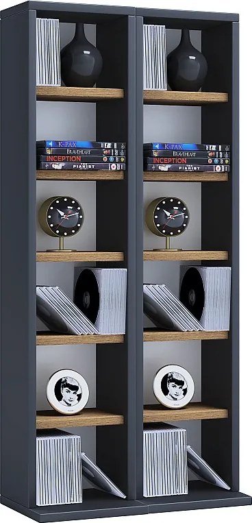 Drewno CD DVD Stand Shelf Cabinet Milano