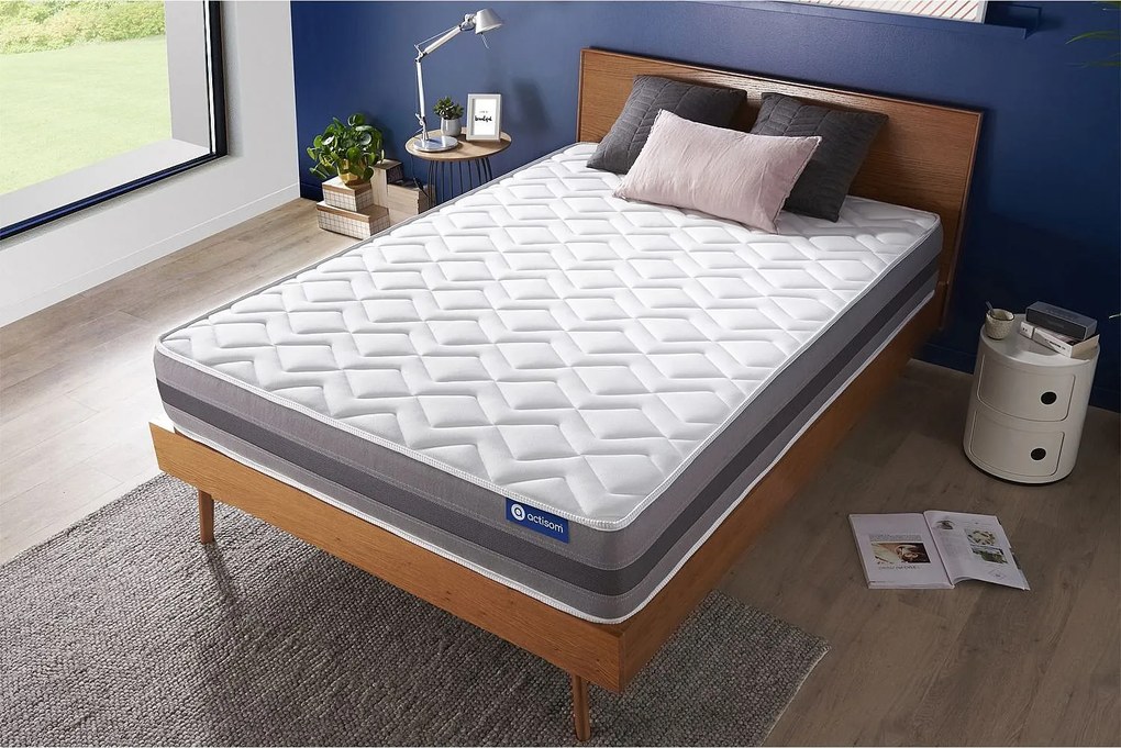Materac Actiflex relax 180x190cm, Grubosc : 24 cm, sprezyny kieszeniowe i pianka z pamiecia ksztaltu, Umiarkowanie twardy, 5 stref komfortu