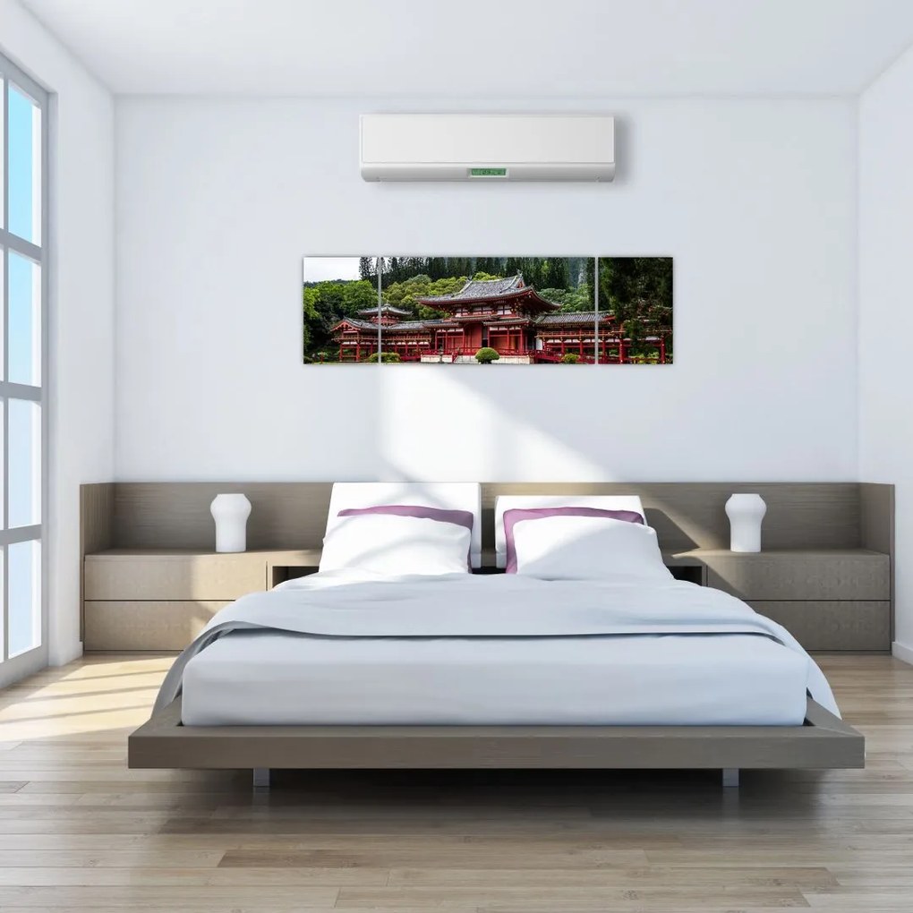 Obraz - klasztor buddyjski (170x50 cm)
