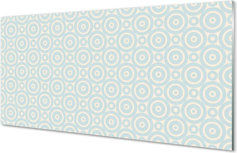 Szklany Panel Geometryczne Koła