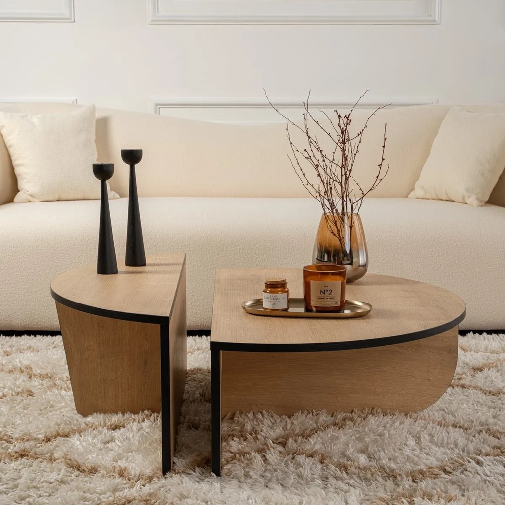 Stolik kawowy Orion Honey Oak Black