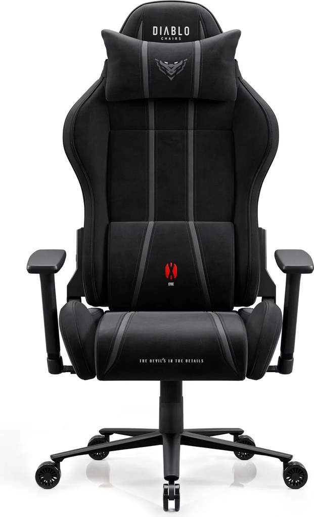 Fotel gamingowy materiałowy Diablo X-One 2.0 King Size, Burned Black