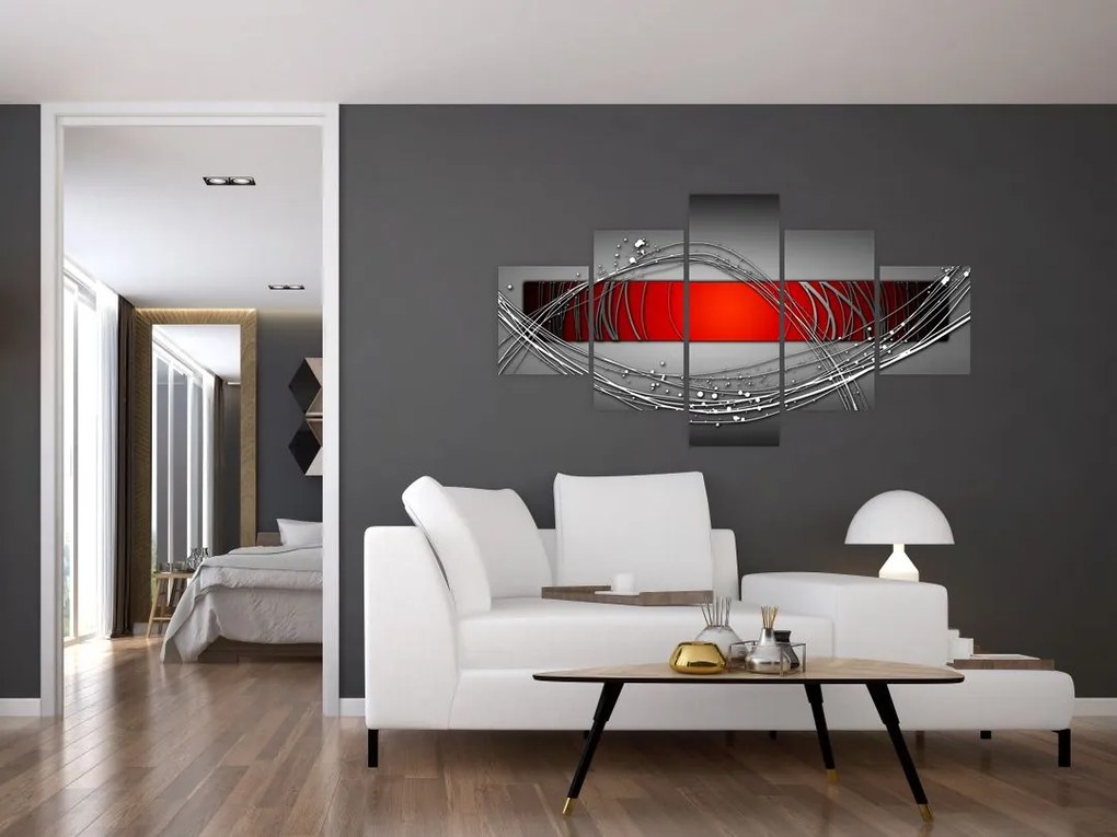 Abstrakcyjny obraz (125x70 cm)
