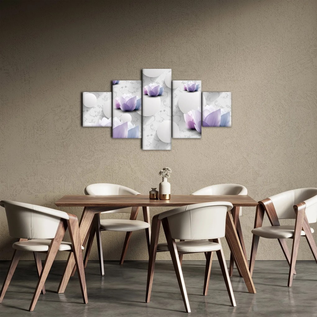 Obraz z kwiatami (125x70 cm)