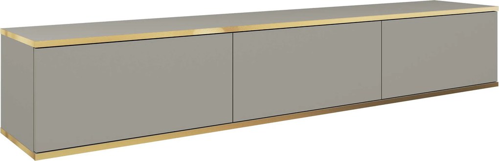 Szafka RTV wisząca VENEZIA 175 cm do Salonu pod Telewizor - Szary