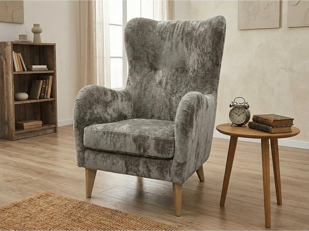 Elegancki fotel Roland z profilowanym siedziskiem i oparciem