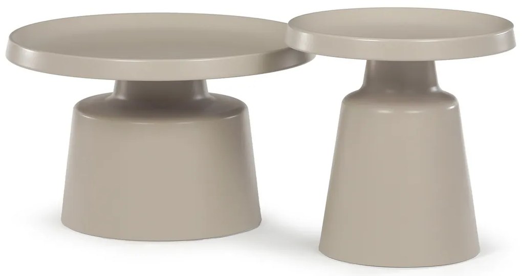 Zestaw stolików konferencyjnych F4114 CSM, beżowy,2 szt.