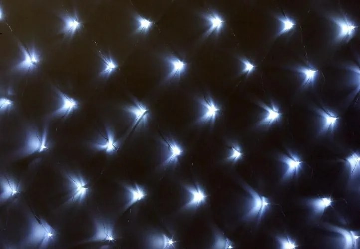 Świąteczna LED świetlna sieć - 2 x 2  m, 160 LED, zimna biel