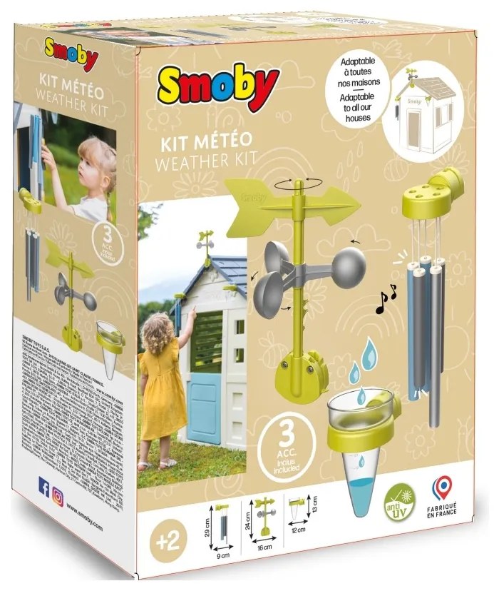 Smoby zestaw pogodowy do domków ogrodowych