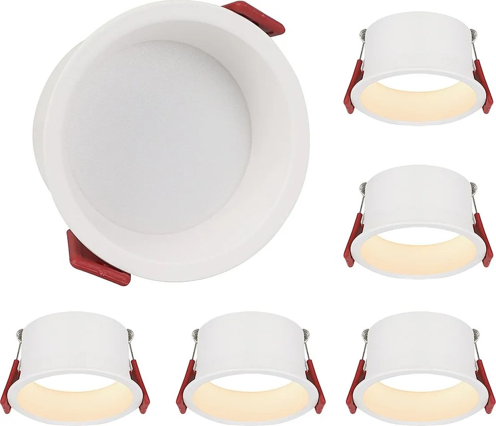 NETTLIFE Spots LED encastrables 5 zestawów 5W IP44