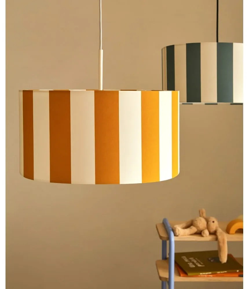 Biały/niebieski klosz do lampy dziecięcej ø 40 cm Ciral – Kave Home