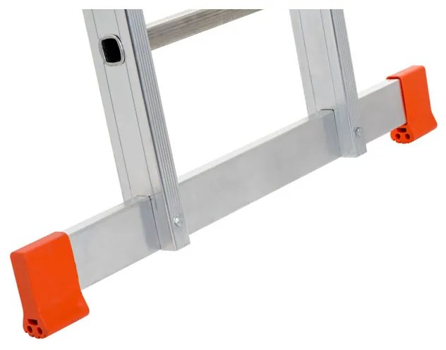 Aluminiowa uniwersalna drabina przegubowa, 4x3 szczeble, długość 3,565 m