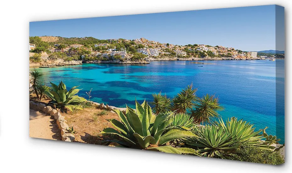 Zdjęcie na płótnie Hiszpańskie Wybrzeże w Pełnym Słońcu