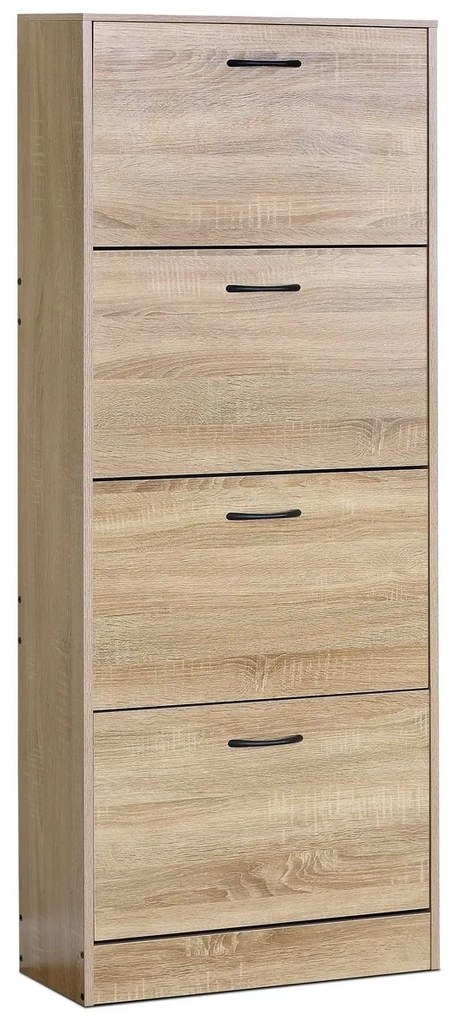 Szafka na buty z przegródkami G1018 OAK, dąb