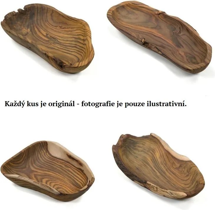 Dekoracyjna drewniana miska DALBE