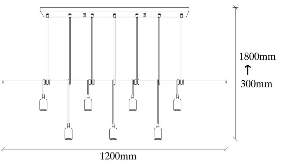 Czarna metalowa lampa wisząca Opviq lights Vincent