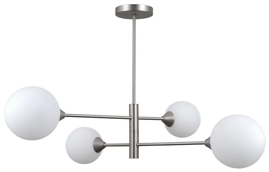 ITALUX PND-55342-4-SN - Lampa sufitowa EVORA 4xG9/5W/230V nikiel