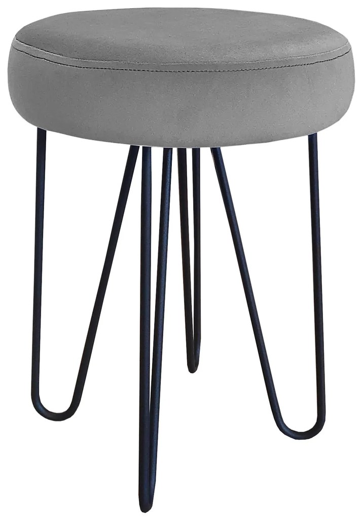 Taboret Venus HAIRPIN noga czarna MG17