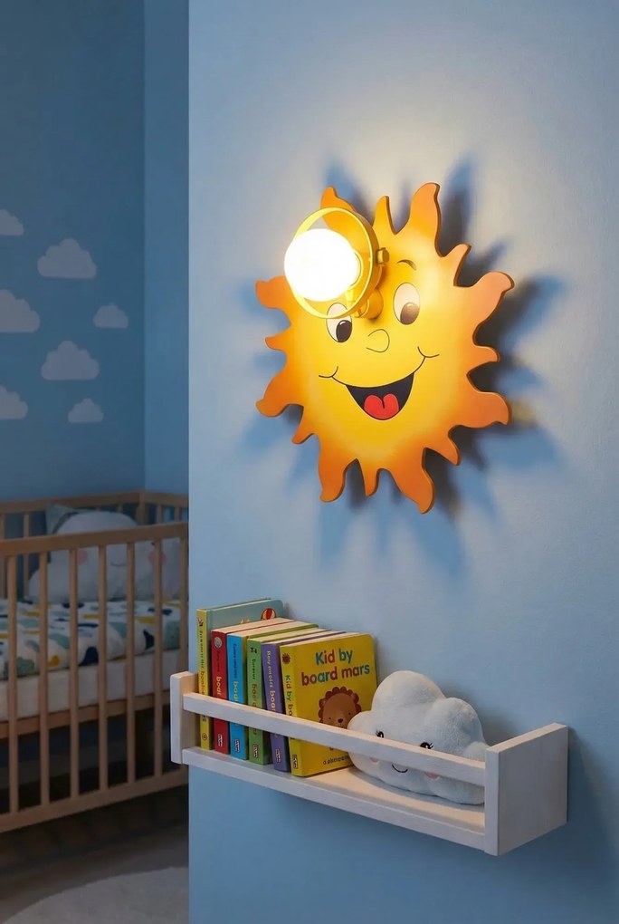 Kinkiet dziecięcy słoneczko H8-B70