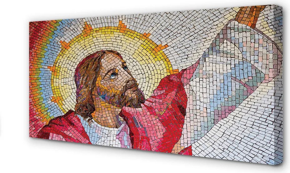 Obraz na płótnie Mozaika z Wizerunkiem Jezusa