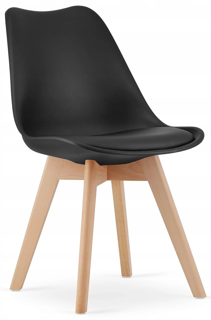 Zestaw jadalniany 1 + 4, stół ADRIA 120x80 czarny + krzesło BALI MARK czarne