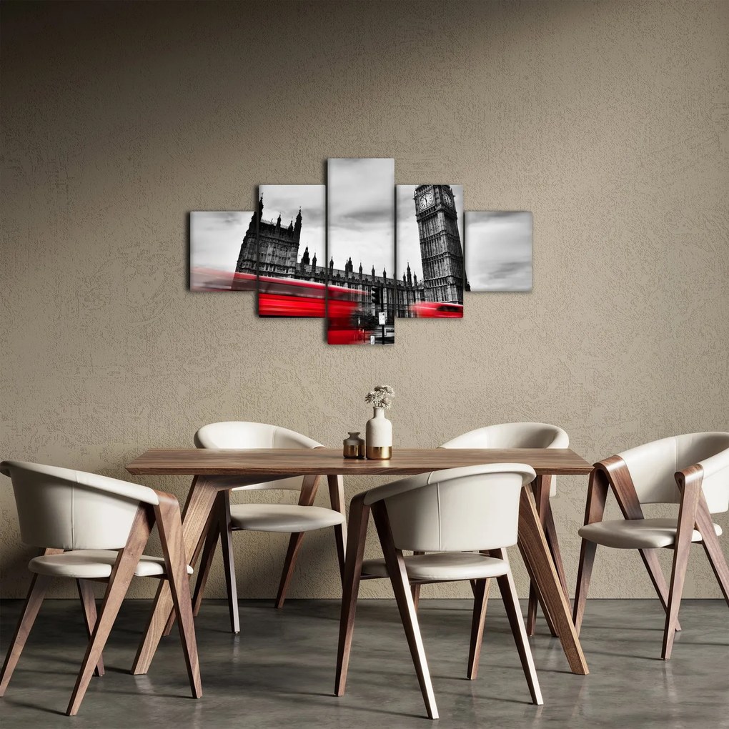 Obraz - Houses of Parliament w Londynie (125x70 cm)