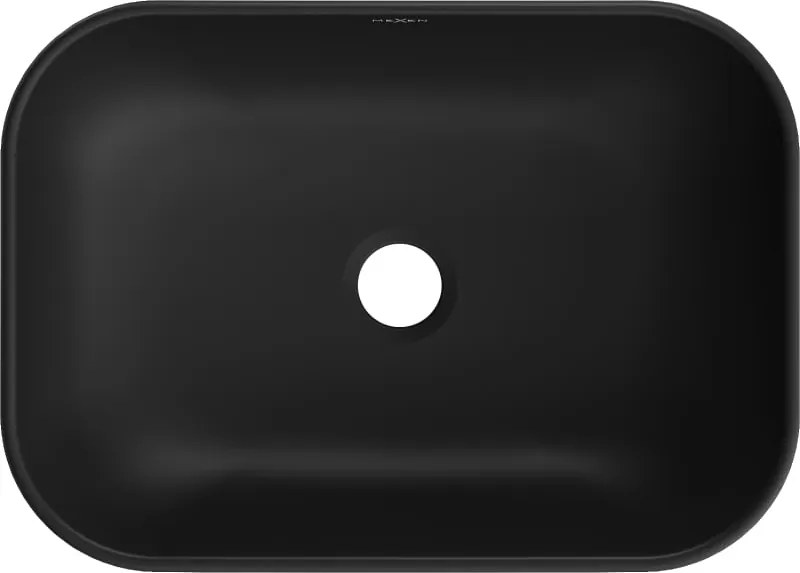 Mexen Rita umywalka nablatowa 45 x 32 cm, czarna mat - 21084585