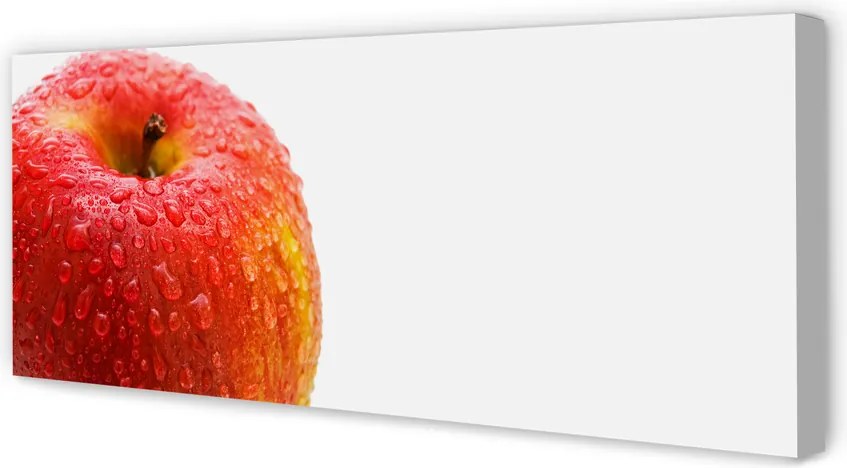 Fotoobraz na płótnie Rosa na Czerwonym Jabłku