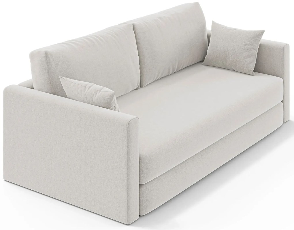 Rozkładana sofa z poduszkami do salonu - 32 kolory A1-D36