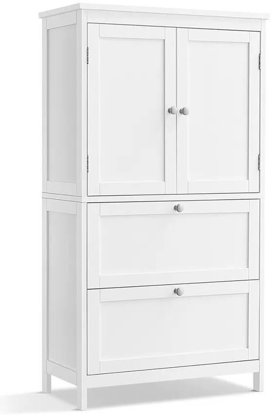 Szafka z 2 drzwiami i 2 szufladami 60x30x110 cm