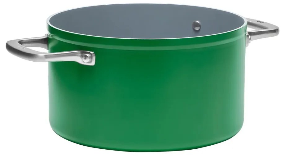 Garnek aluminiowy z pokrywką/z nieprzywierającą powierzchnią odpowiedni na indukcję 5,5 l Meda 3.0 – FABINI