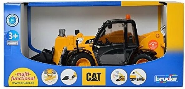 Bruder 02141 Ładowarka Caterpillar z wysięgnikiem teleskopowym, skala 1:16