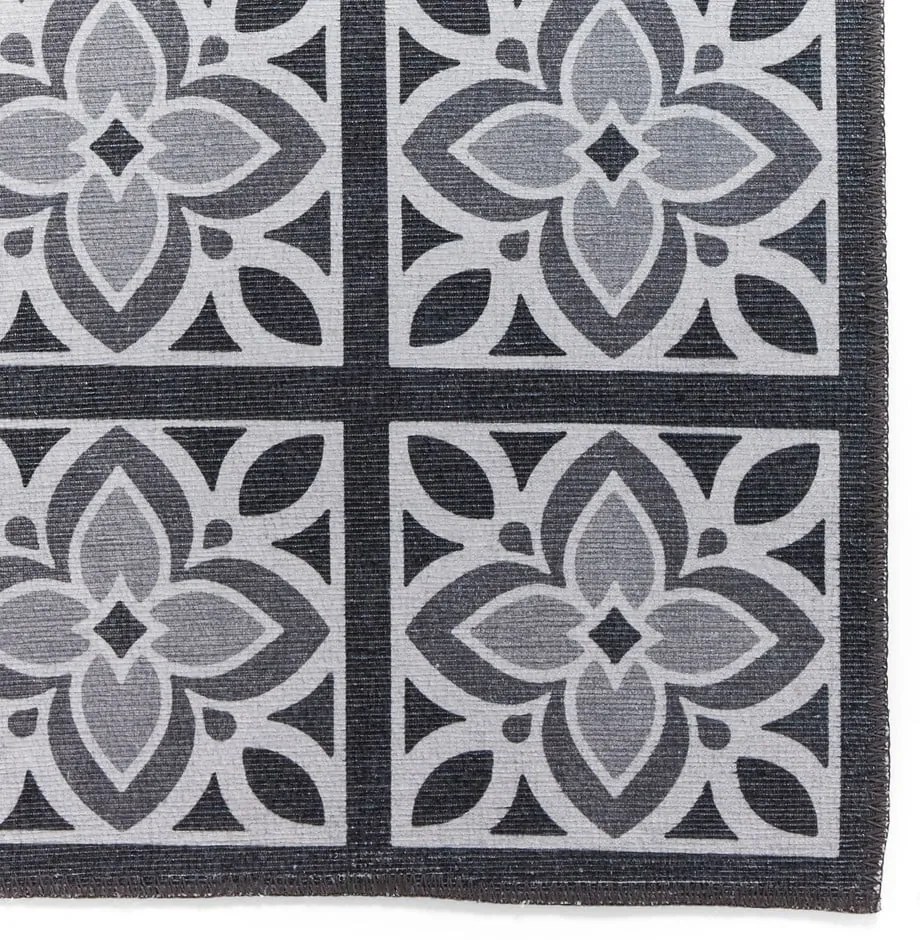 Ciemnoszary chodnik odpowiedni do prania 61x170 cm Victoria Grey – Think Rugs