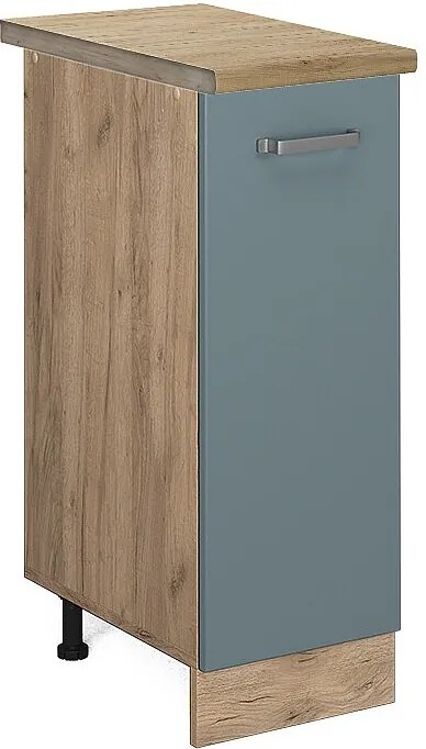 Szafka apteczna niebiesko-szary 30x60x81.6 r-line