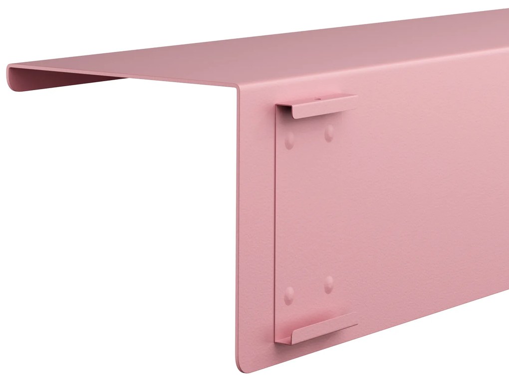 Półka wisząca JOANNE 1200 mm, Fresh Style: pudrowy róż