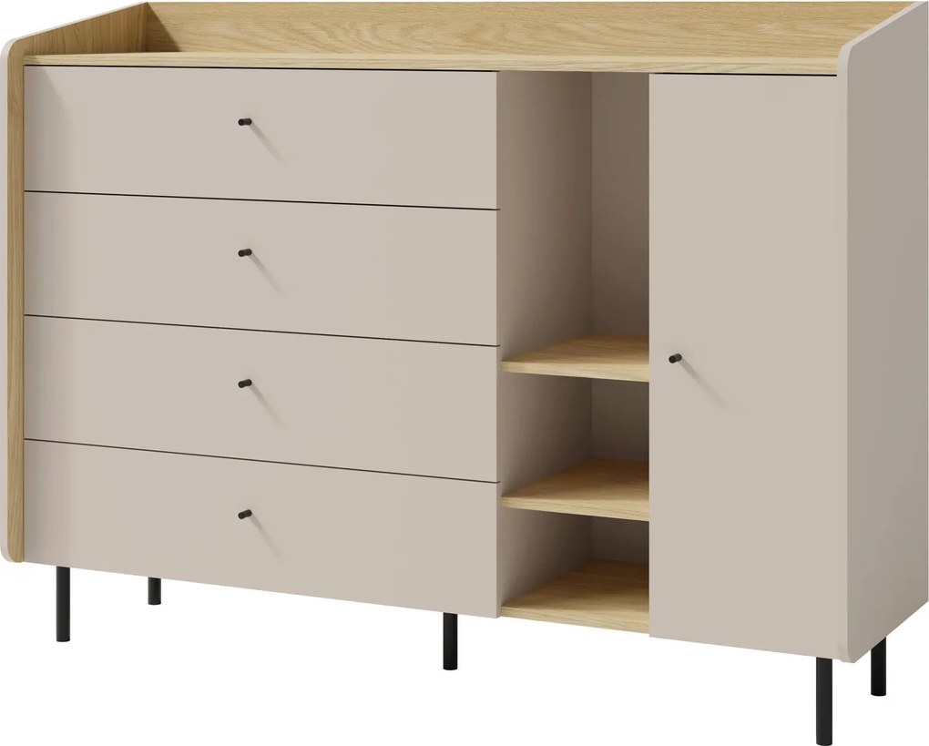 Komoda VETTA 155 cm do Salonu Sypialni Odcienie beżu
