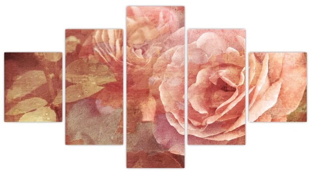 Obraz róż (125x70 cm)