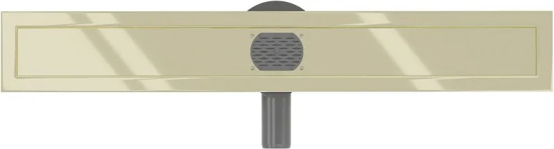 Mexen Flat 360° korpus do odpływu liniowego obrotowy 70 cm, złoty - 1540070
