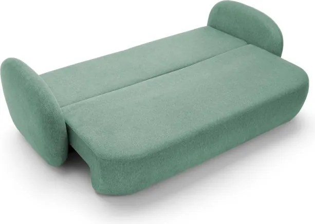 Sofa OLIO z funkcja spania i pojemnikiem TURKUSOWY ARAGON 75