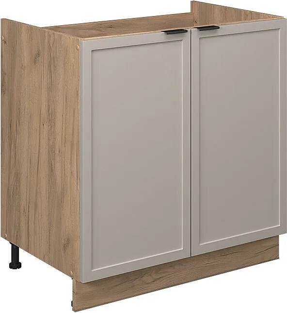 Szafka pod zlew greybeige 80x51.6x82 fame-line