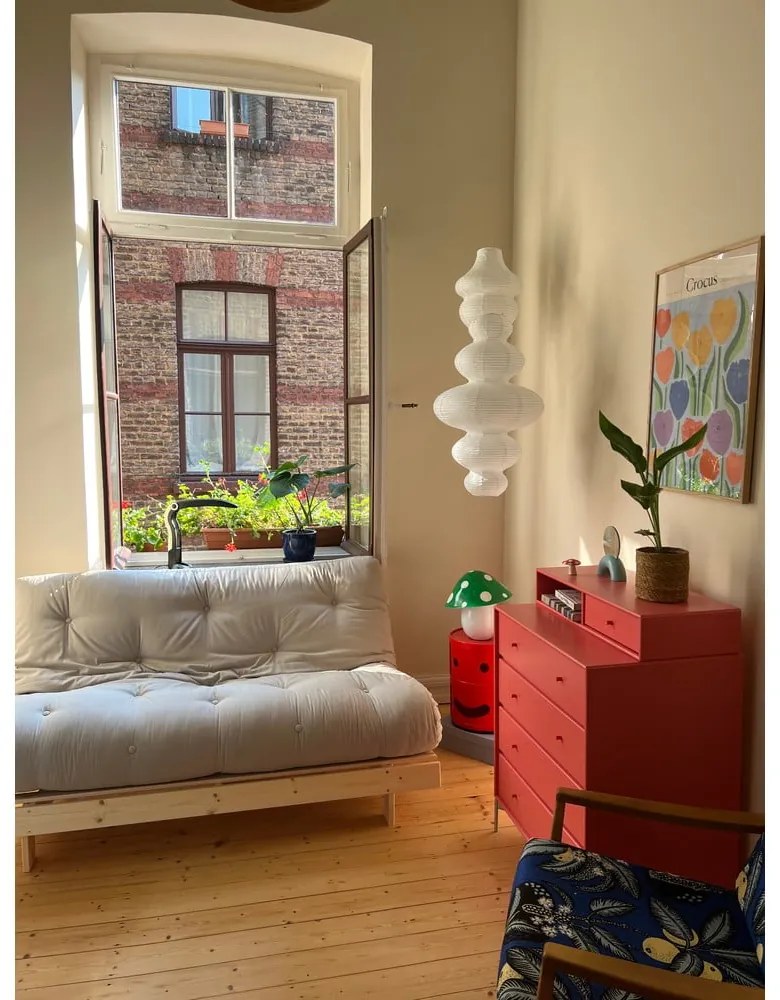 Pomarańczowomiedziana rozkładana sofa 160 cm Roots – Karup Design