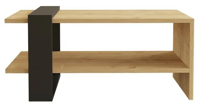 Stolik konferencyjny Yonca Anthracite and Sapphire Oak